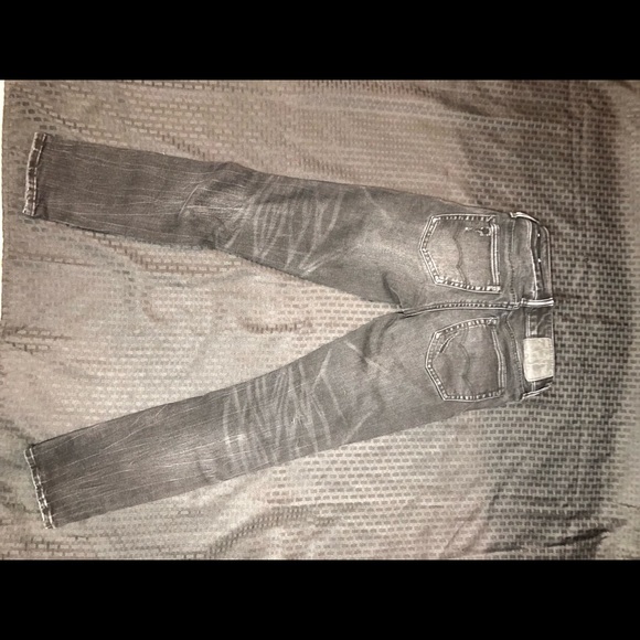 American Eagle Black Ripped Jeans 26-28 - Picture 2 of 3